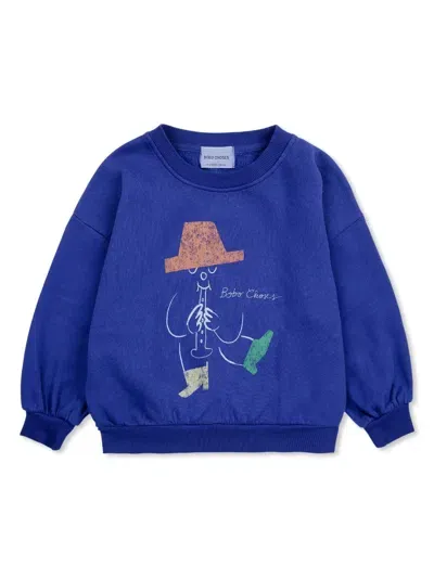 Bobo Choses Kids' Magic Flute Sweatshirt In Blue