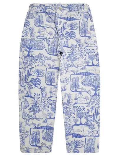 Bobo Choses Pantalone Fantasia Blu In Light Blue