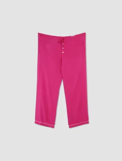 Bode Shadow Jasmine Pajama Pants In Rosa