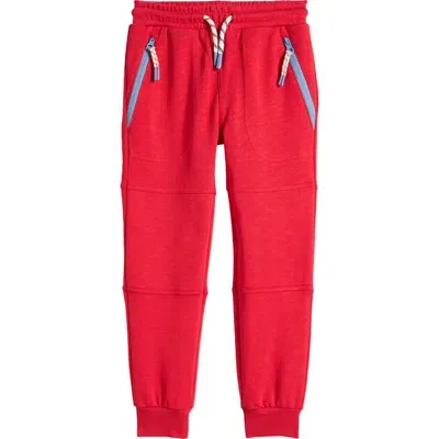 Boden Mini  Kids' Warrior Knee Sweatpants In Rockabilly Red