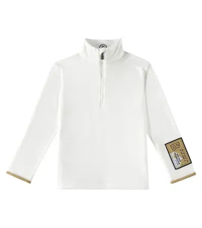 Bogner Kids' Dani Half-zip Technical Top In White