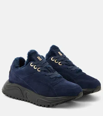 Bogner Malaga Suede Sneakers In Blue