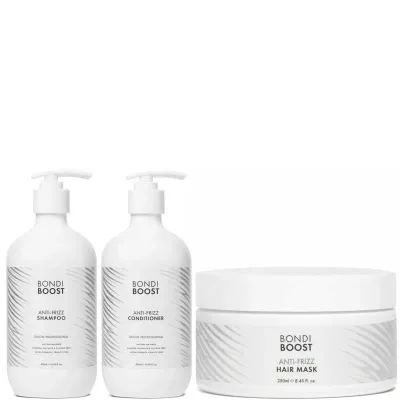 Bondiboost Anti Frizz Care Plus Hair Mask Trio In White