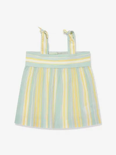 Bonpoint Babies' Andresia Striped Blouse In Blue