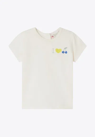 Bonpoint Babies' Cira Cotton T-shirt In White