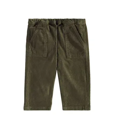 Bonpoint Baby Thursday Cotton-blend Pants In Green