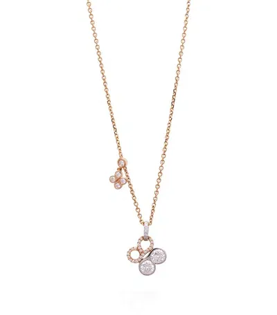 Boodles Rose Gold, Platinum And Diamond Be  Necklace