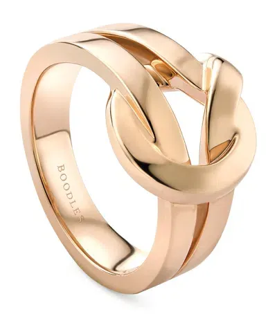 Boodles Rose Gold The Knot Ring