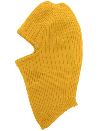 Boris Bidjan Saberi Yellow Seamless Balaclava