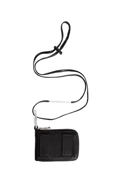 Boris Bidjan Saberi Man Black Wallets & Cardholders