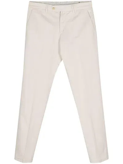 Borrelli Slim-fit Chino Trousers In Neutrals