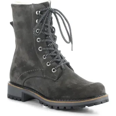 Bos. & Co. Carter Waterproof Platform Boot In Grey