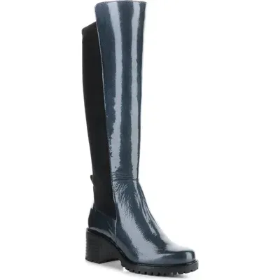 Bos. & Co. Idun Over The Knee Boot In Blue/black