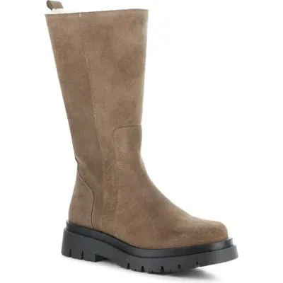 Bos. & Co. Marie Platform Boot In Taupe