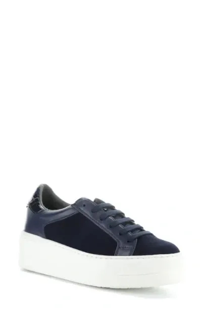 Bos. & Co. Maude Platform Sneaker In Ocean/black Iris