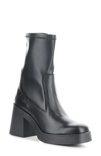 Bos. & Co. Vivica Bootie In Black Feel/nappa Raid