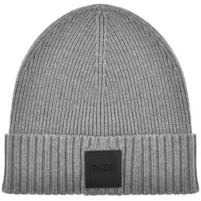 Boss Athleisure Boss Flavio Wool Beanie Grey