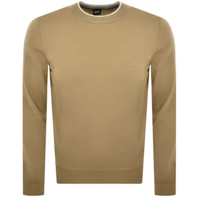 Boss Business Boss Ebacio Knit Jumper Beige