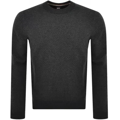 Boss Business Boss H Eltoro Knit Jumper Black