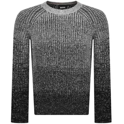 Boss Business Boss H Ezrano Knit Jumper Grey