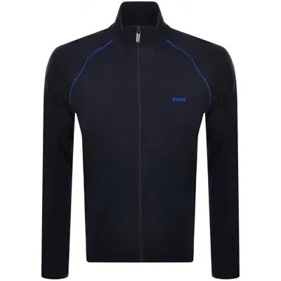 Boss Business Boss Mix Match Full Zip Sweatshirt Dark Blue