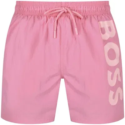 Boss Business Boss Octopus Swim Shorts Pink