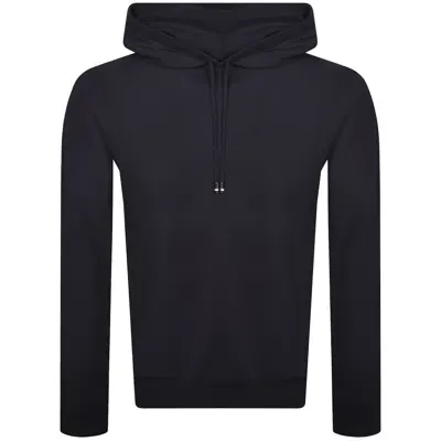 Boss Business Boss Trapani Knit Hoodie Navy