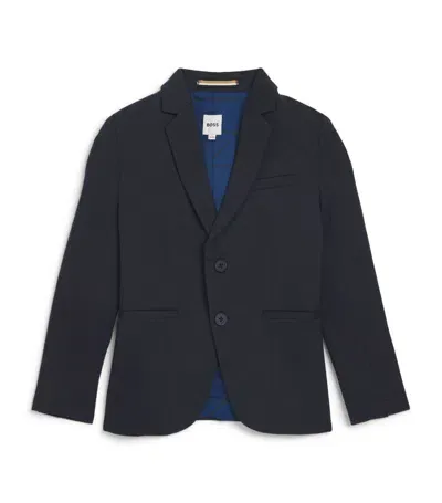 Bosswear Kids' Single-breasted Blazer In Blue