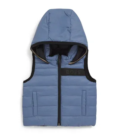 Bosswear Kids' Logo Gilet In Grey