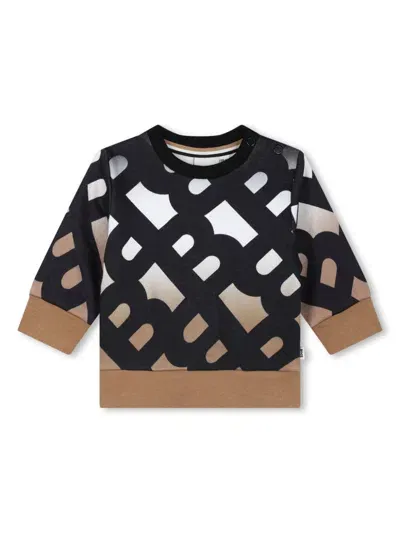 Bosswear Babies' Logo-print Sweatshirt In Black