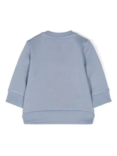 Bosswear Babies' Logo-print Sweatshirt In Blue