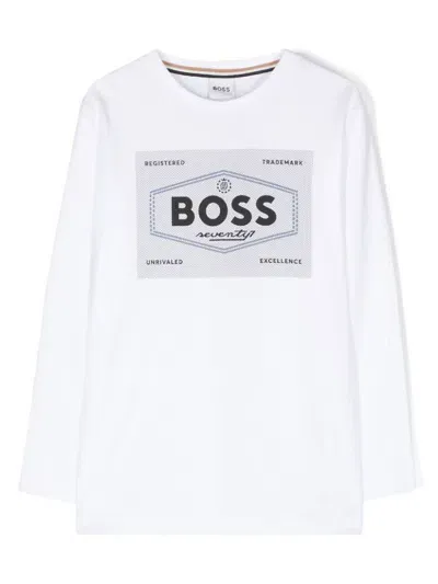 Bosswear Logo-print T-shirt In Weiss