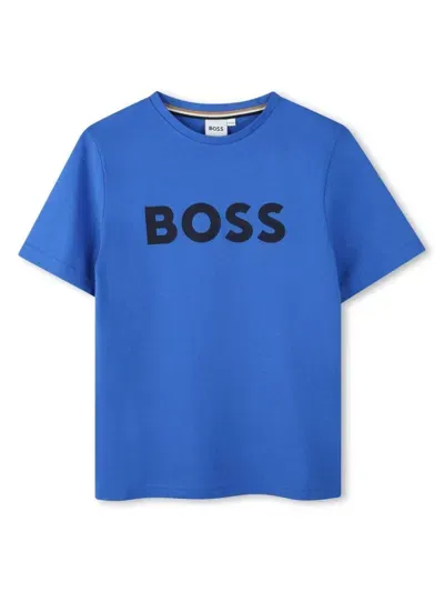 Bosswear Kids' Short-sleeve T-shirt In Blue