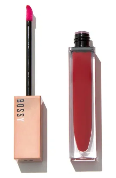 Bossy Cosmetics Power Woman Bossy Lip Gloss In Feisty