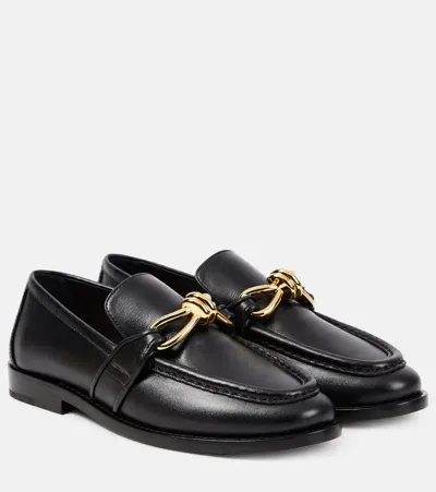 Bottega Veneta Loafers Astaire Aus Leder In Black