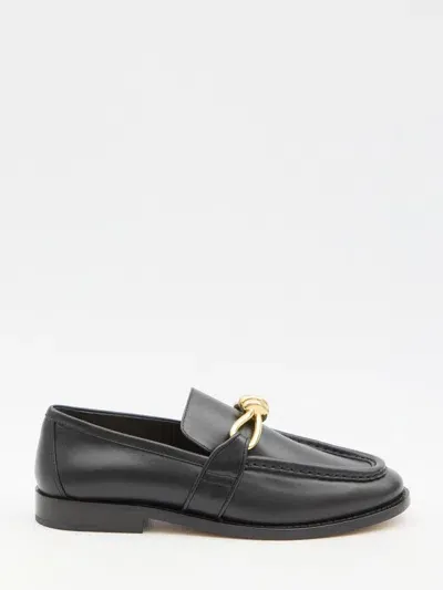 Bottega Veneta Astaire Loafers In Black