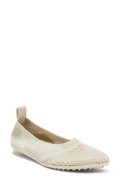 Bottega Veneta Atomic Mesh Ballerina Flat In Seasalt