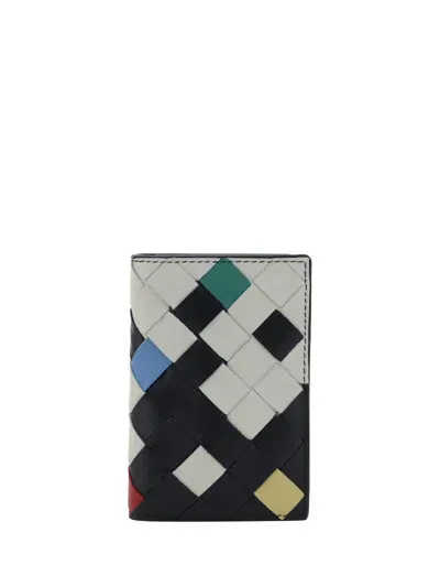 Bottega Veneta Avenue Card Holder In Harlequin