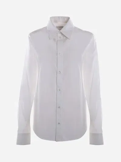 Bottega Veneta Basic Shirt Made Of Cotton In White