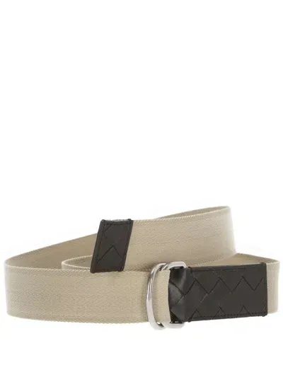 Bottega Veneta Belts In Fondant-silv