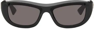 Bottega Veneta Black Bv1326s Sunglasses In Black-black-grey