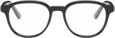 Bottega Veneta Black Classic Panthos Glasses In Black-black-transpar