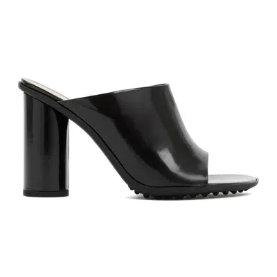 Bottega Veneta Black Leather Atomic Mules