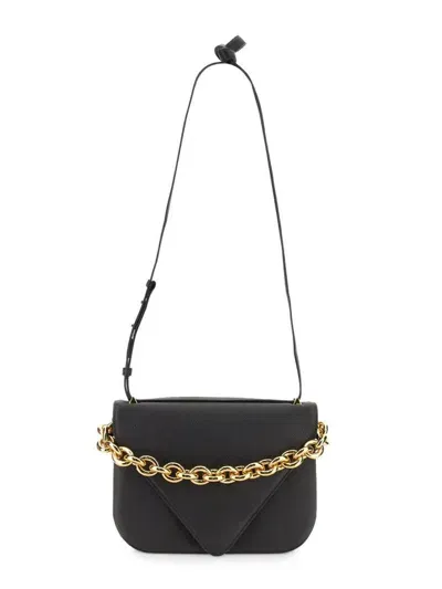 Bottega Veneta Borsa A Busta In Suede In Black