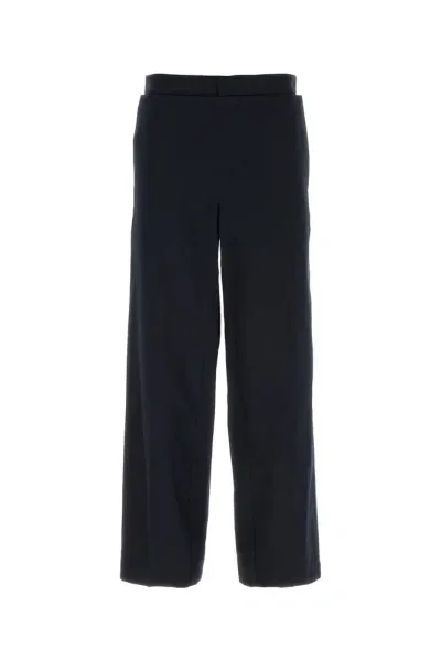 Bottega Veneta Twill Trousers In Blue