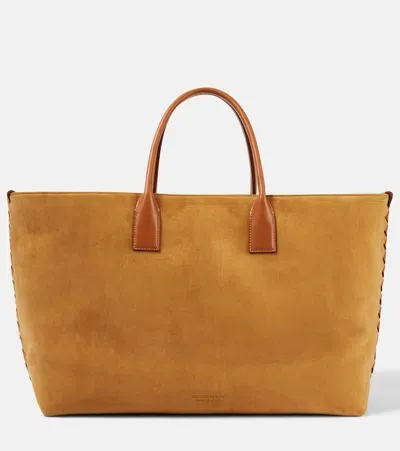 Bottega Veneta Large Cabat Leather Tote Bag In Camel