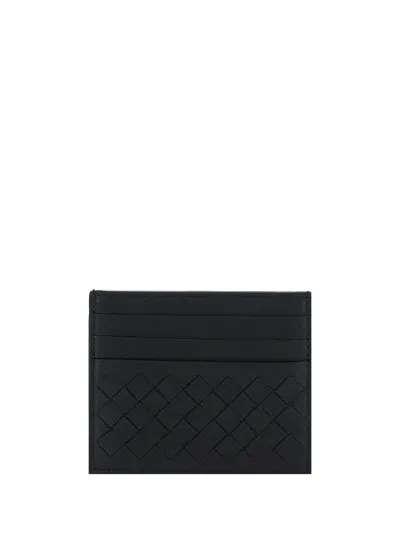 Bottega Veneta Card Holder In Nero