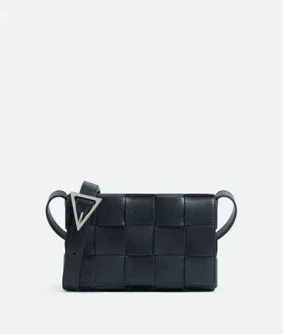 Bottega Veneta Cassette In Shadow/sterling