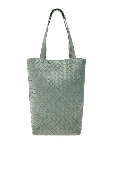 Bottega Veneta Classic Intrecciato Tote Bag In Green