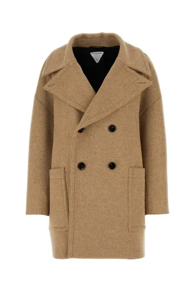 Bottega Veneta Coats In Brown